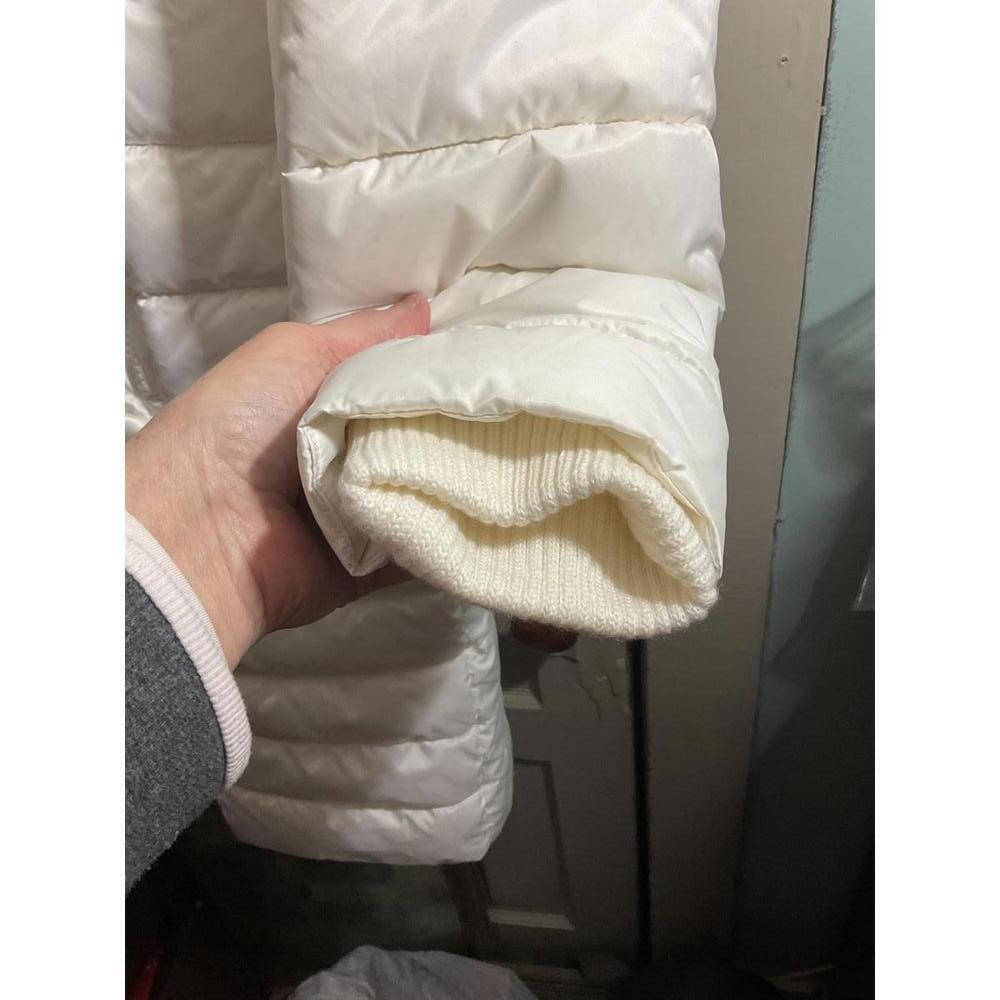 Liz Claiborne White Women's Puffer Coat with Hood XL - Picture 9 of 15